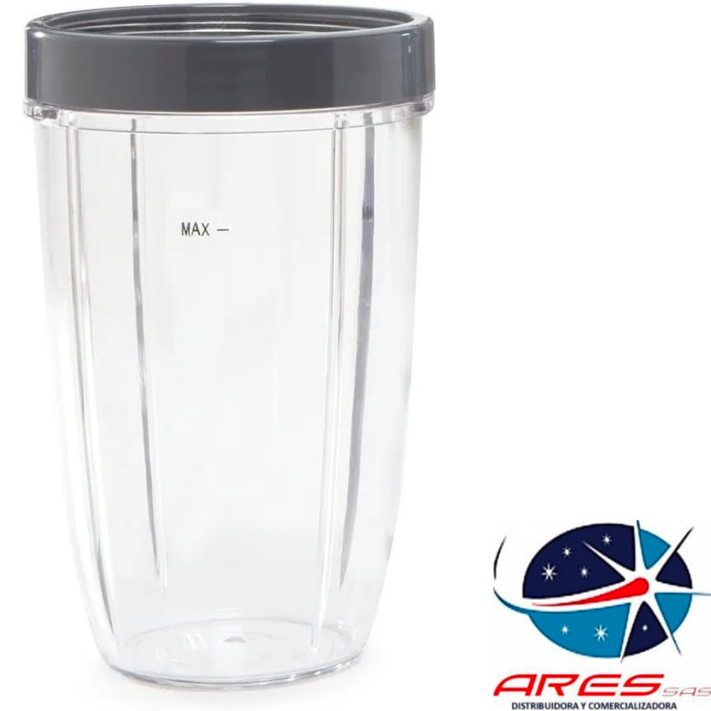 Vaso 32 Oz+Tapa+Aro Para Nutribullet 600-900W