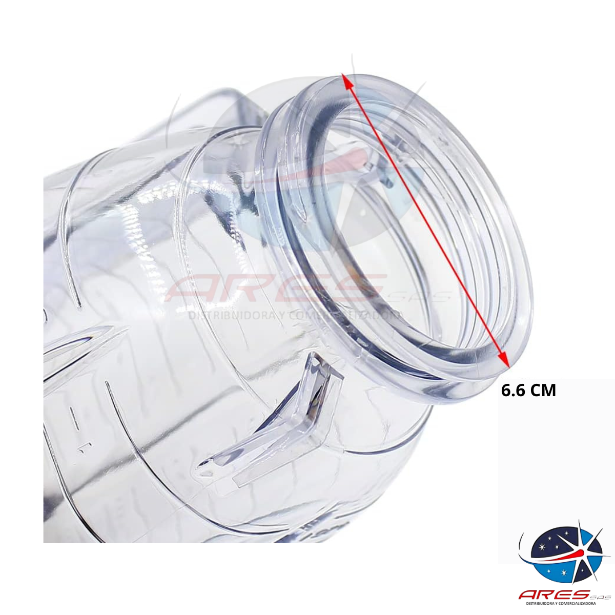 Kit Vaso Cuadrado + Base + Cuchilla 6 Aspas Para Licuadora Oster