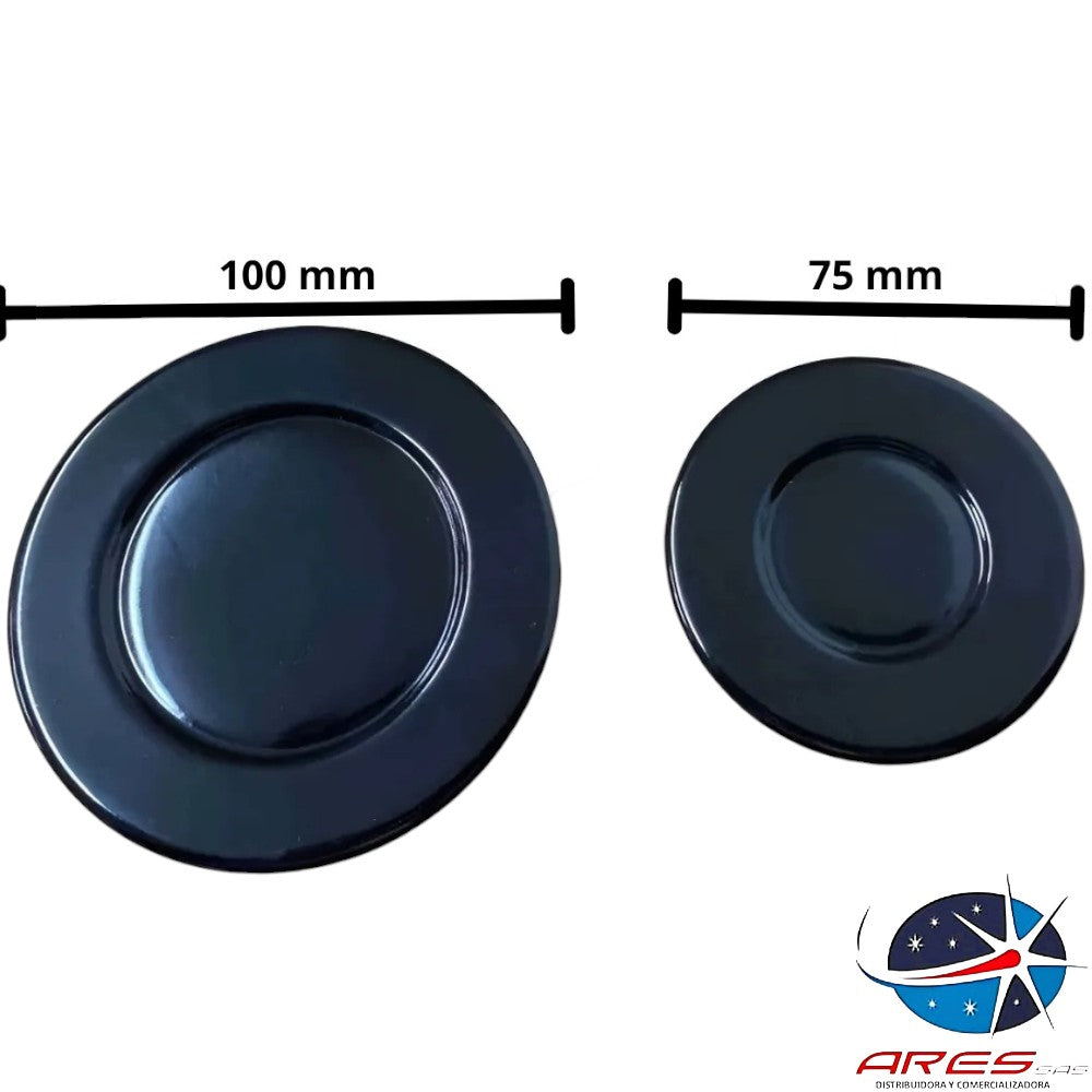 Juego X2 De Tapa Quemador Challenger Para Estufa A Gas