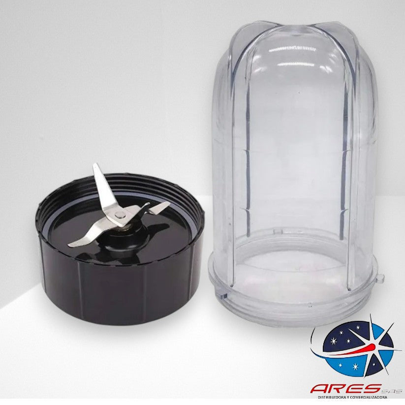 Kit Vaso 16 Oz+Base Cuchilla Para Magic Bullet
