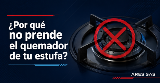 ¿Por qué no prende el quemador de tu estufa? Causas y solución