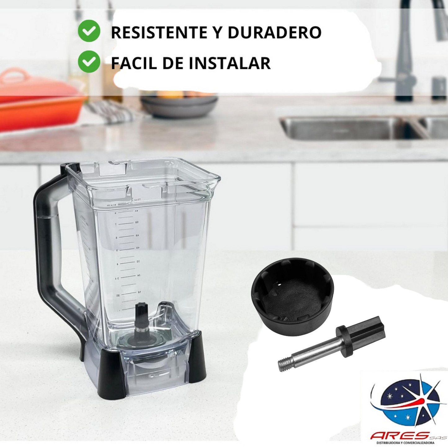 Kit Acople/Engranaje Mediano Para Licuadora Ninja