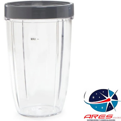 Vaso 32 Oz+Tapa+Aro Para Nutribullet 600-900W