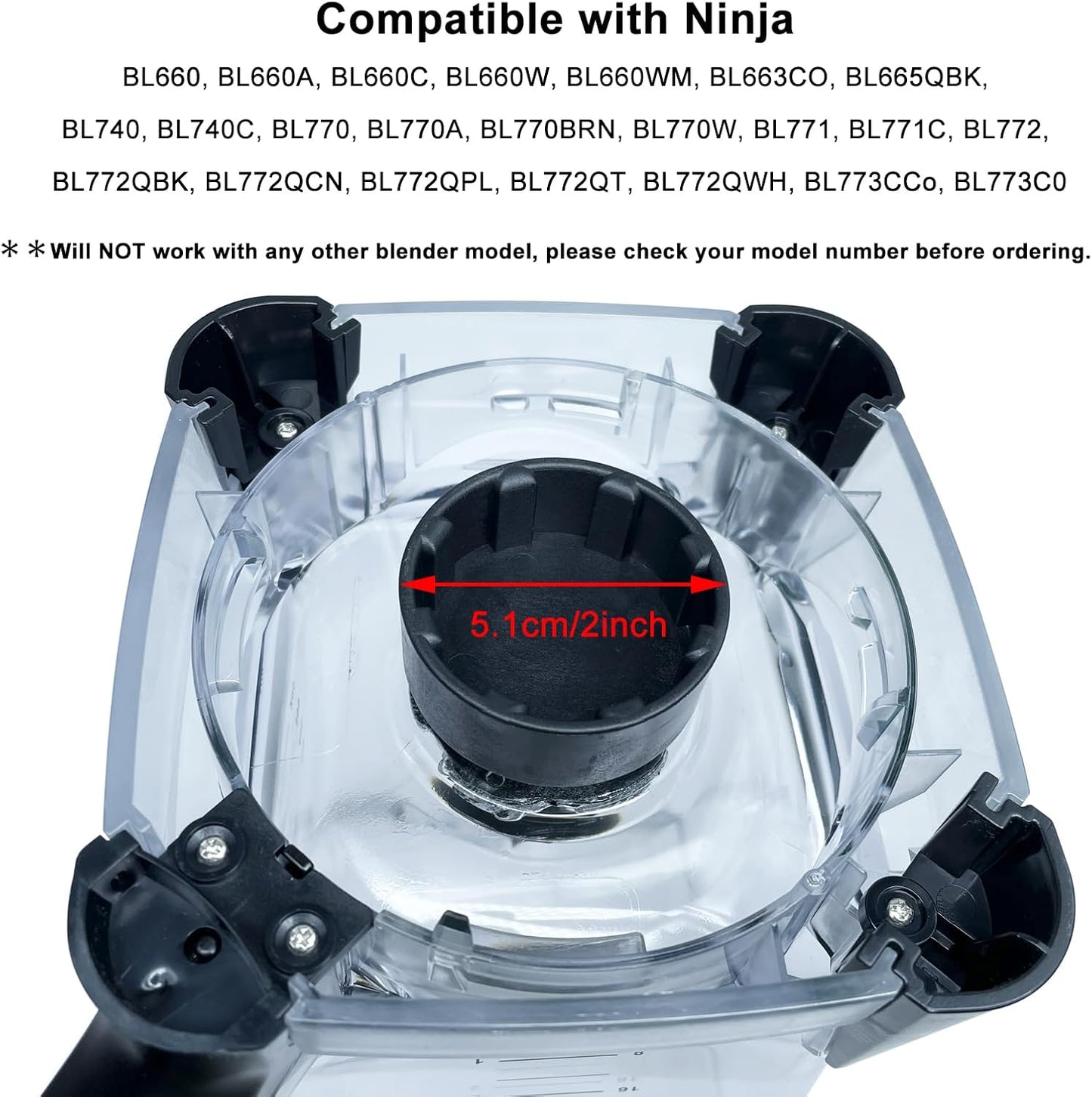 Kit Acople/Engranaje Mediano Para Licuadora Ninja