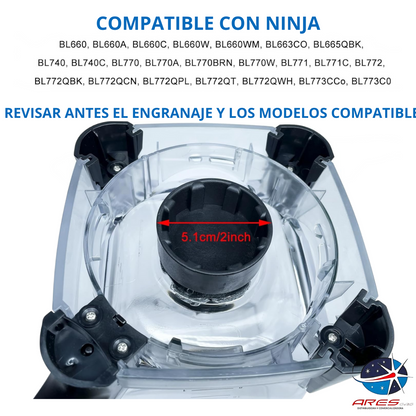 Acople/Engranaje Para Licuadora Ninja