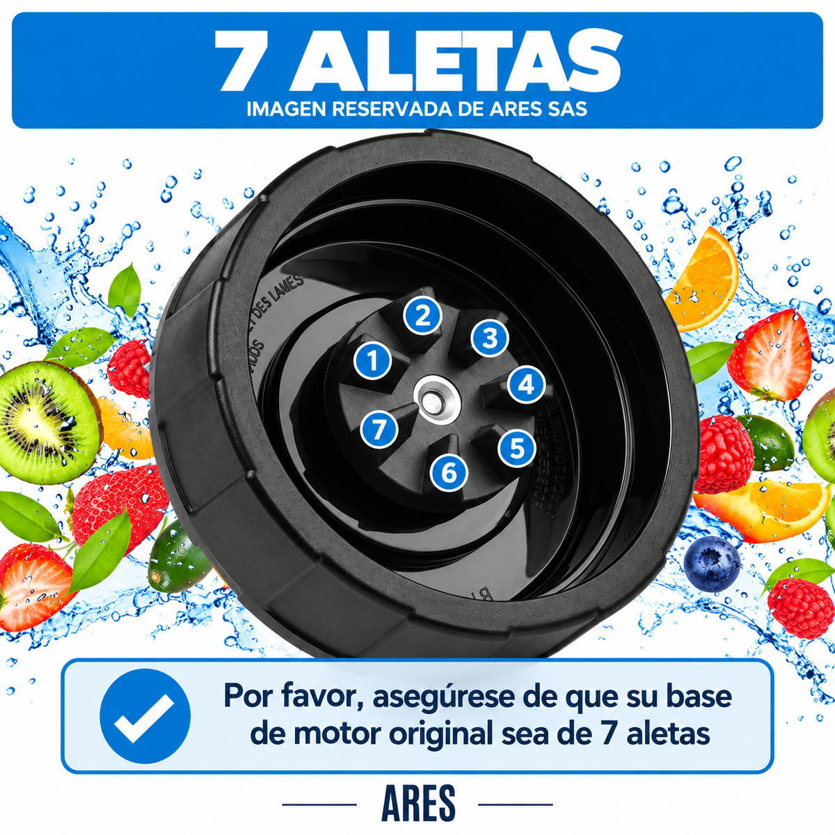 Cuchilla Para Licuadora Ninja Blensence-Duo