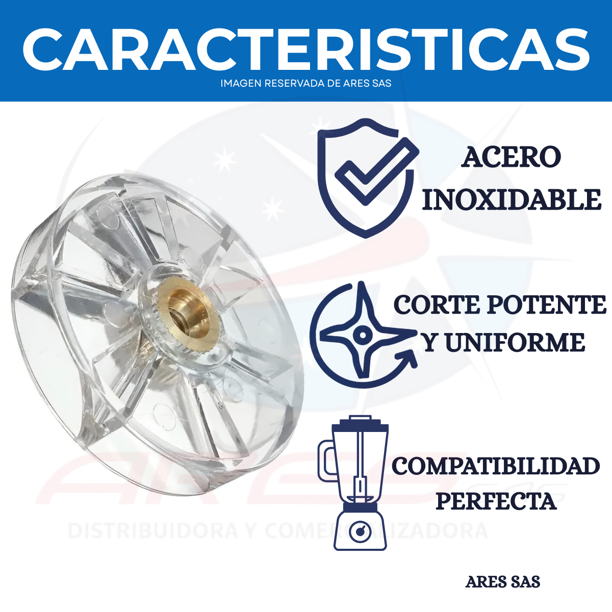Acople Motor Para Licuadora Nutribullet 600-900 W