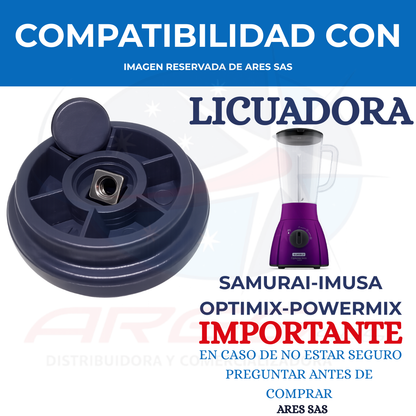 Acople X2 Para Motor Licuadora Optimix/Infinyforce/Powermix