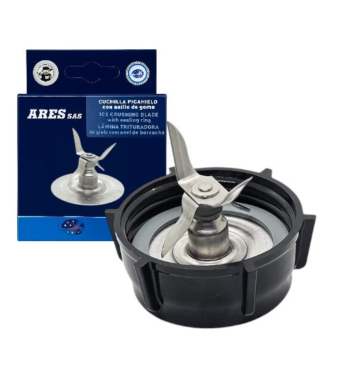Kit Vaso Cuadrado + Base + Cuchilla 4 Aspas Para Licuadora Oster
