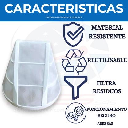 Filtro Conico Blanco 10-12Tz Para Cafetera