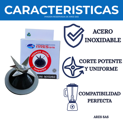 Cuchilla Para Licuadora Imusa Infinyforce 6 Aspas