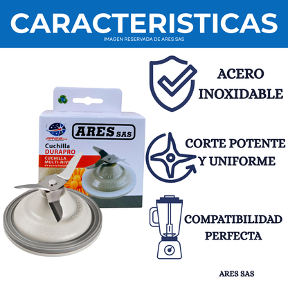 Cuchilla para licuadora Black and Decker Turbo Pro