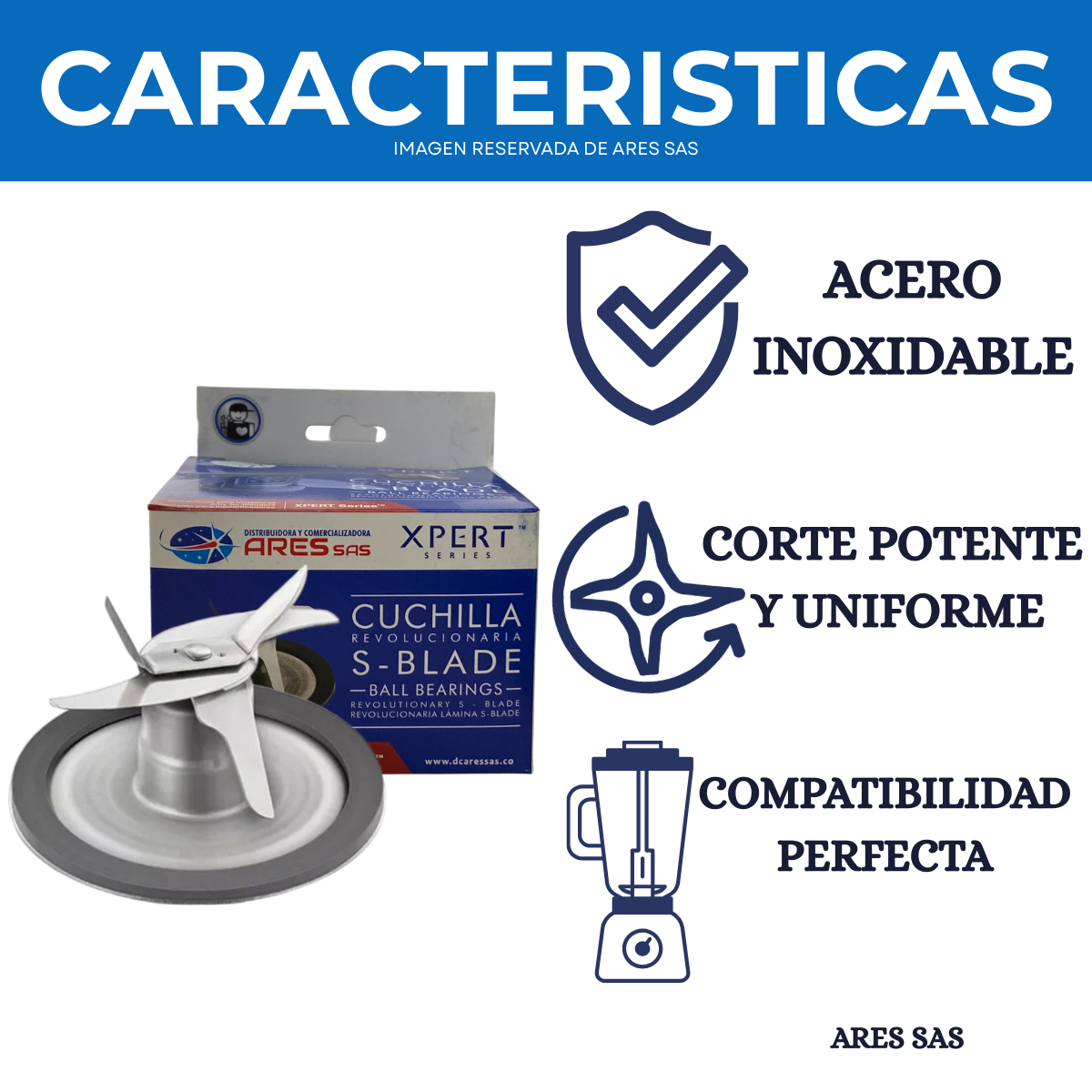 Cuchilla para licuadora Oster Xpert