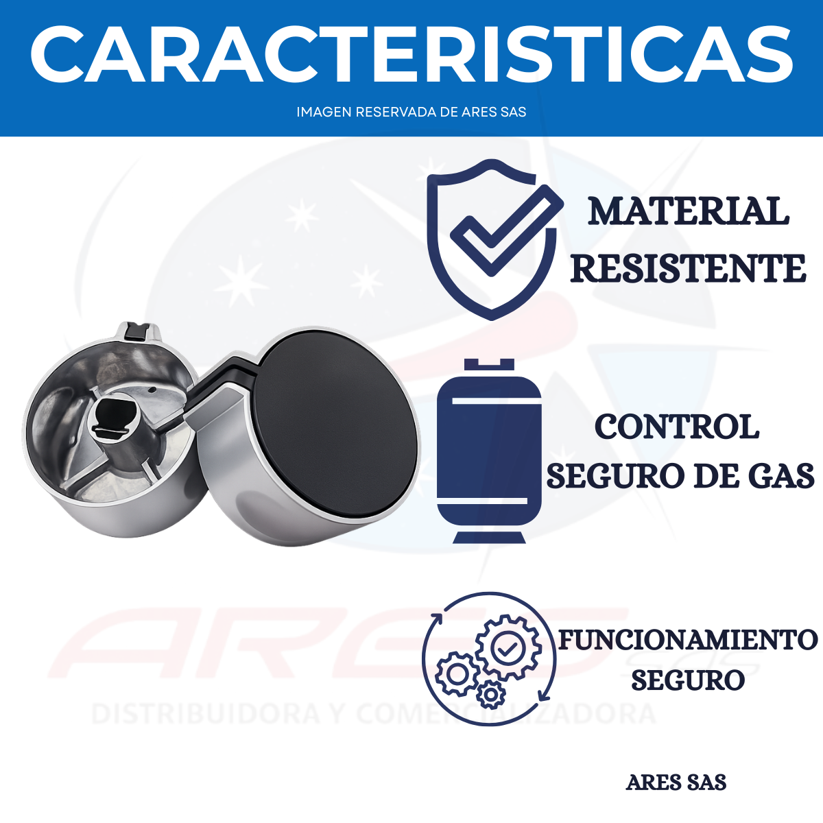Perilla Para Estufa Y Horno Challenger X2