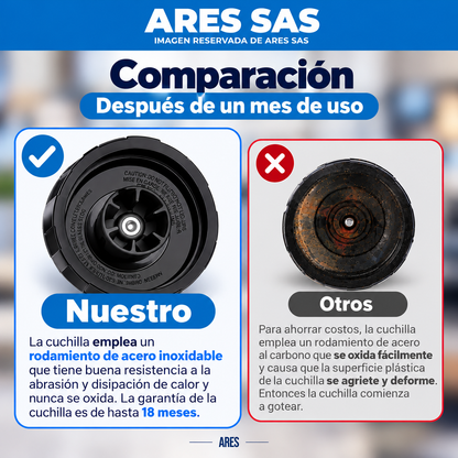 Cuchilla 7 Aletas Para Licuadora  Acople Hembra