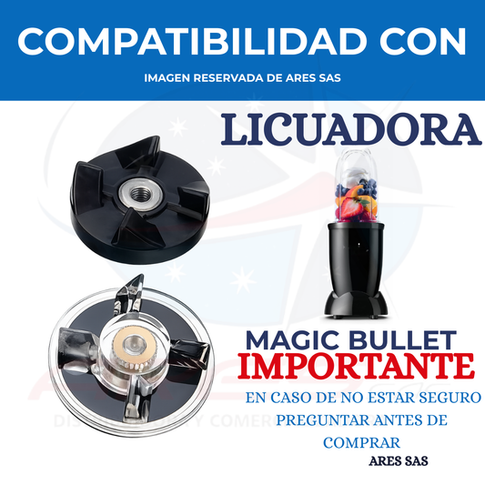 Kit X 2 Acoples Para Licuadora Magic Bullet