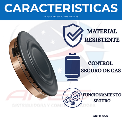 Quemador + Tapa Rapido Para Estufa Challenger SP