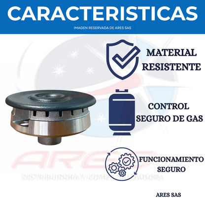Quemador + Tapa Auxiliar Para Estufa Challenger SP