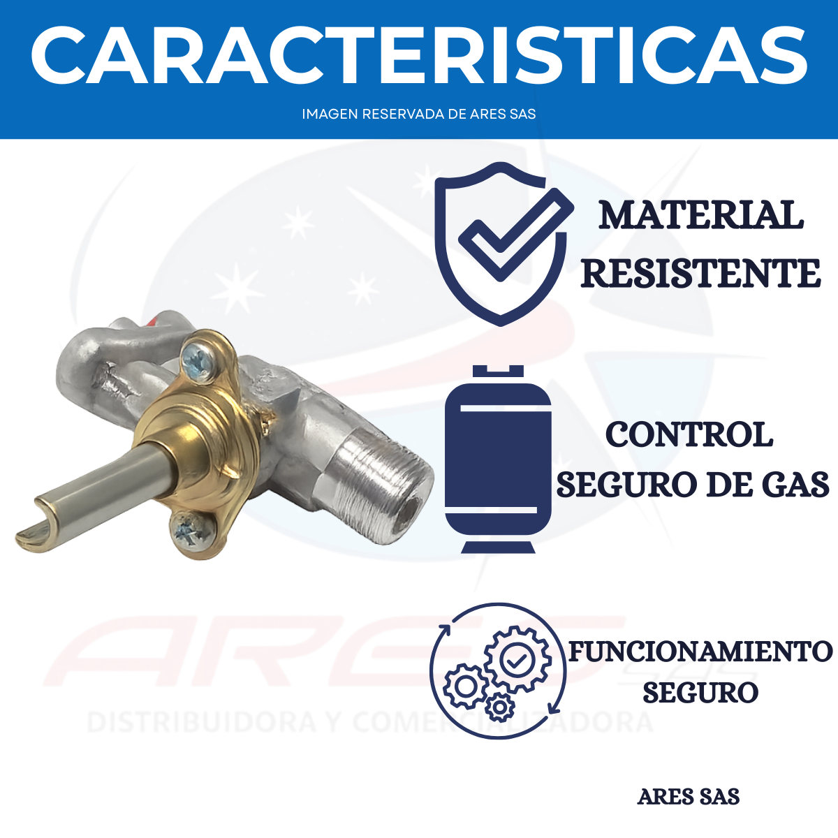 Valvula Codo Para Estufa Mabe
