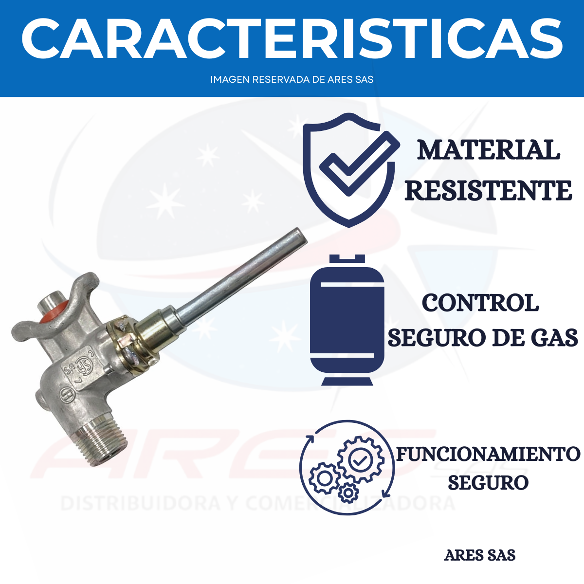 Valvula Codo Para Estufa Haceb