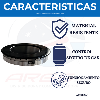 Difusor Mediano Con Tapa Para Estufa
