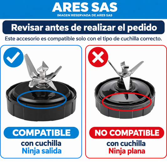 Cuchilla Para Licuadora Ninja Blensence-Duo