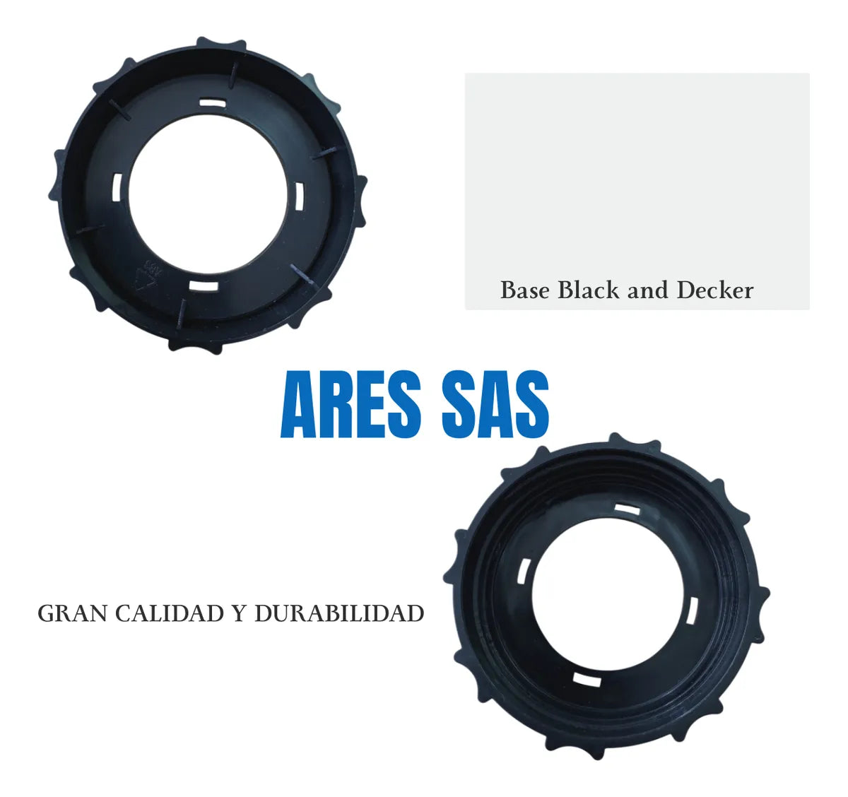 Kit Cuchilla turbopro/durapro + Base Para Licuadora Black and Decker