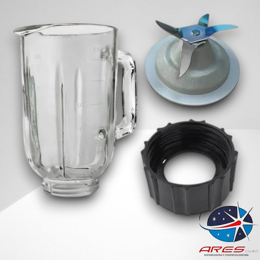 Kit De Vaso+ Cuchilla +Base Para Licuadora Durapro/turbopro