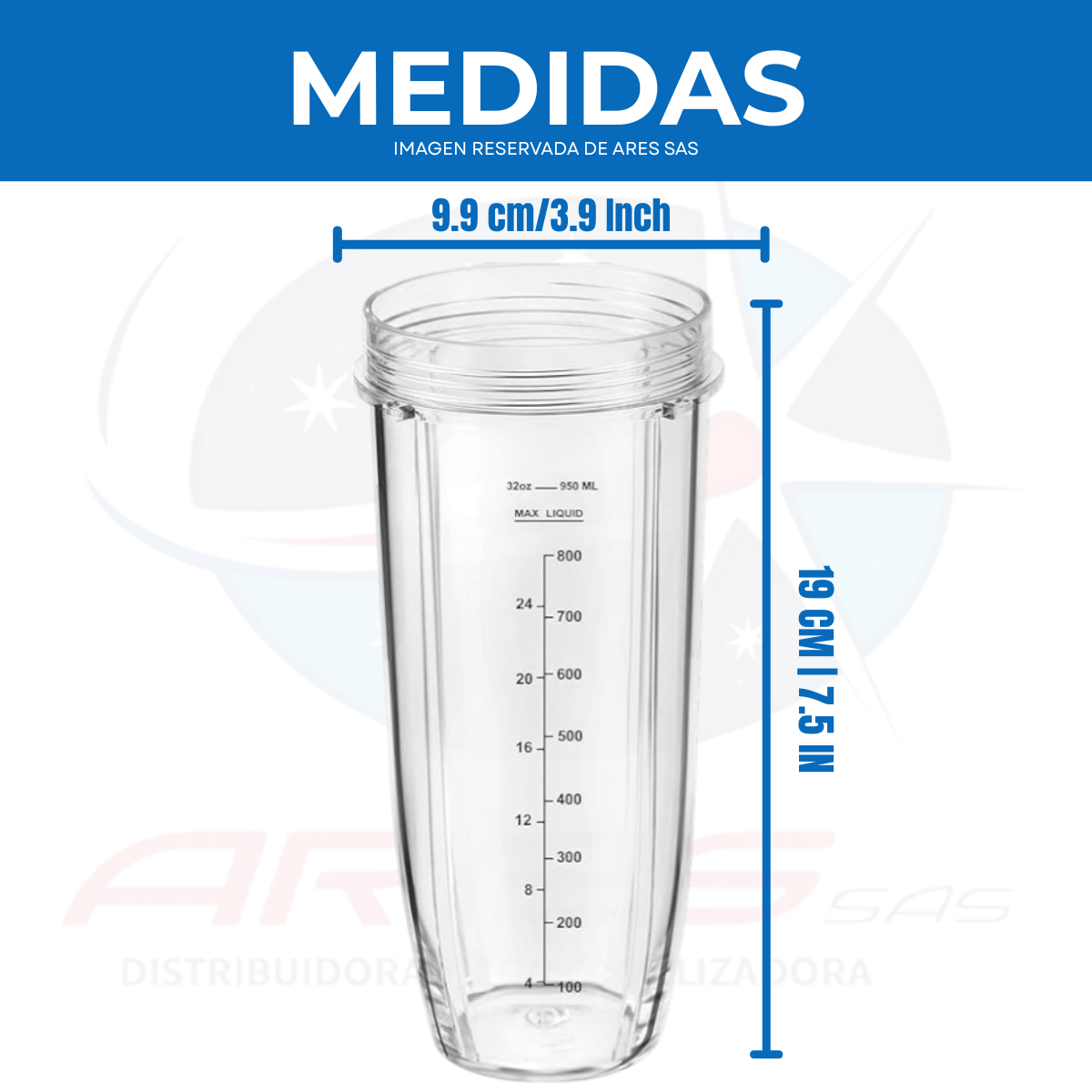 Vaso Para Licuadora Ninja 32 OZ