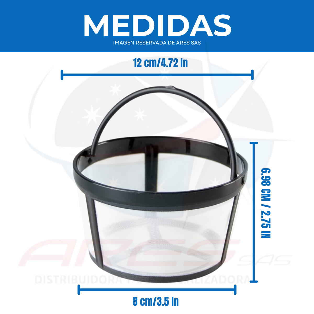 Filtro de cafetera 10-12 Tazas Diversas marcas