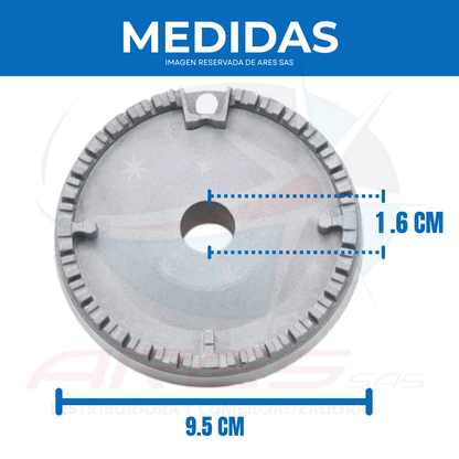 Difusor Rápido Con Tapa Para Estufa CHALLENGER