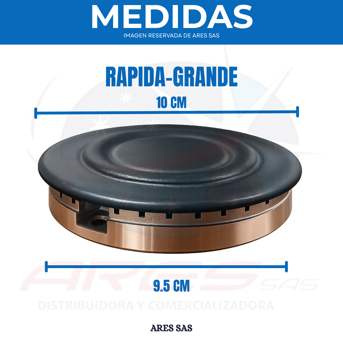 Quemador + Tapa Rapido Para Estufa Challenger SP
