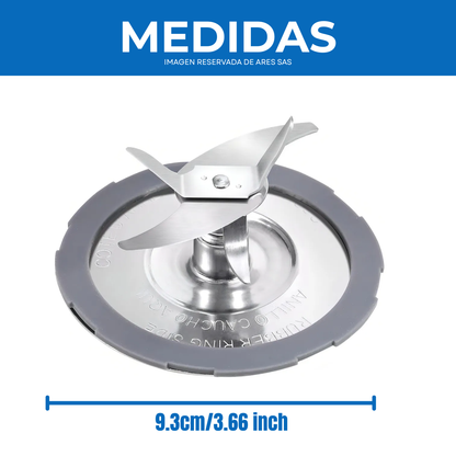 Cuchilla Xpert 6 Aspas + Acople Para Licuadora Oster Xpert Reversible