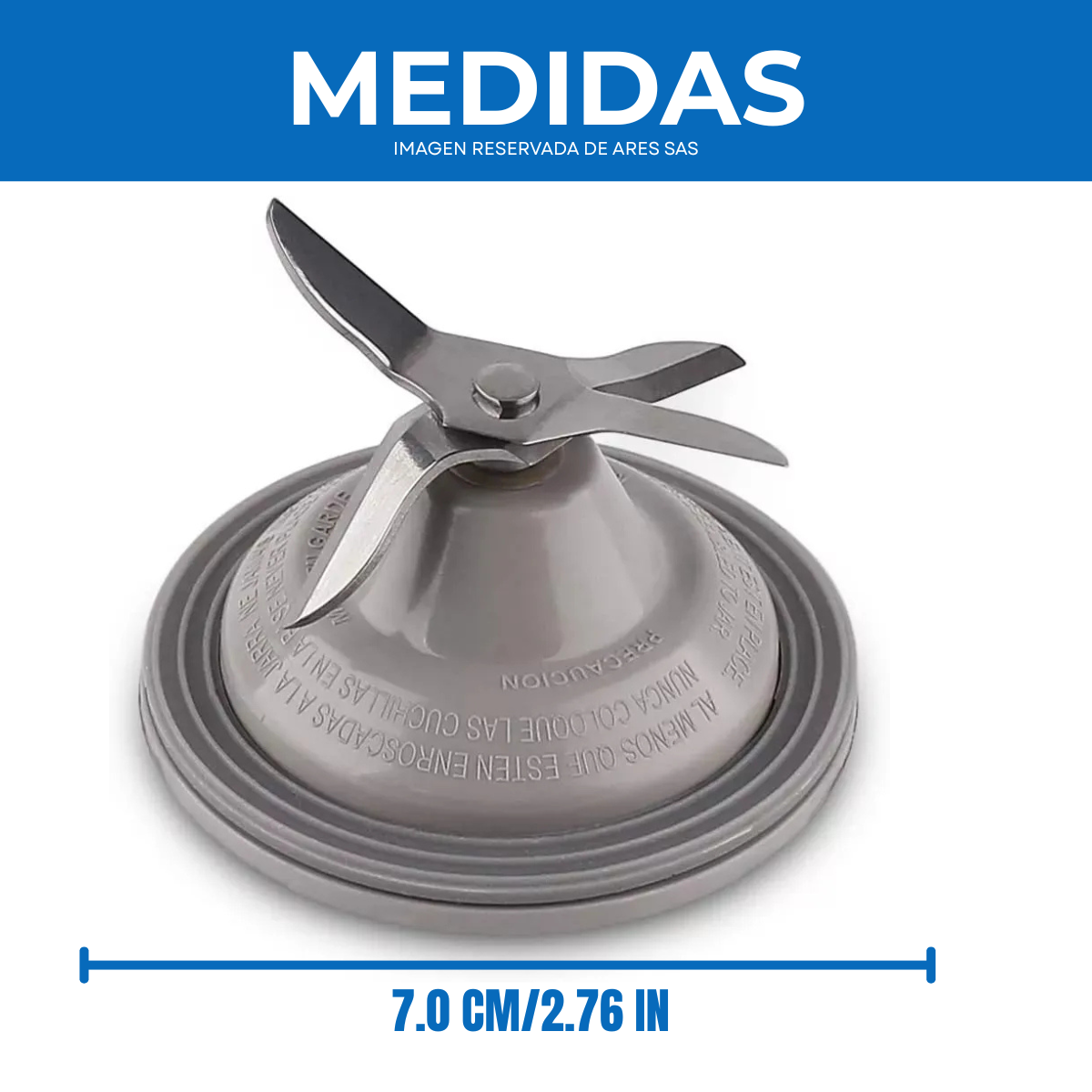Cuchilla para licuadora Black and Decker Turbo Pro