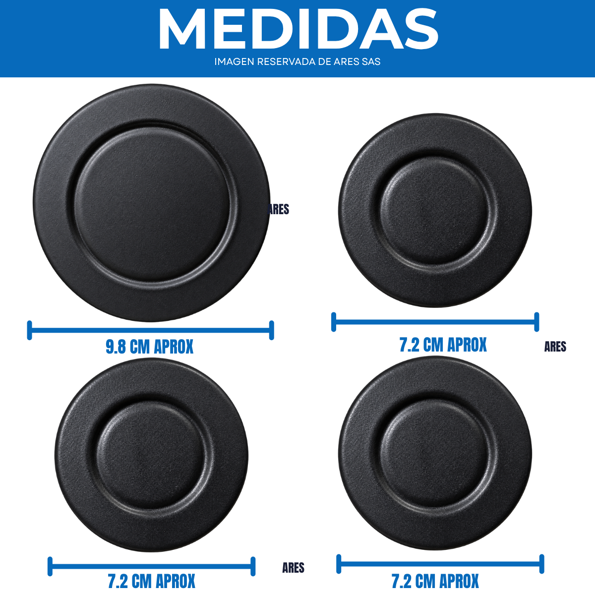 Juego X4 Quemadores SomiExpress Diversas Marcas
