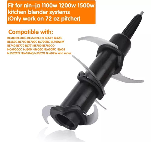 Cuchilla Para Licuadora Ninja De 72 Onzas