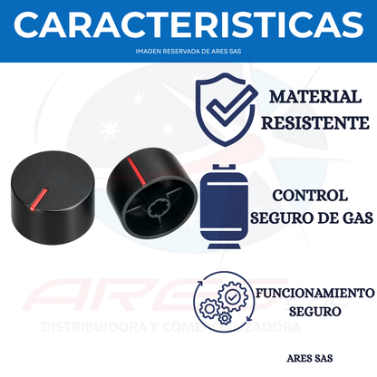 Perilla Negra Para Estufa Challenger X4