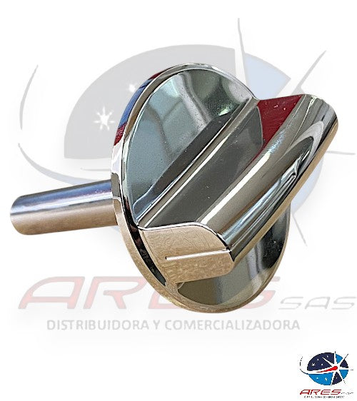 Kit X2 Perillas Cromadas Para Estufa Mabe de Vastago Largo