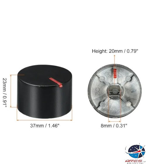 Perilla Negra Para Estufa Challenger X4