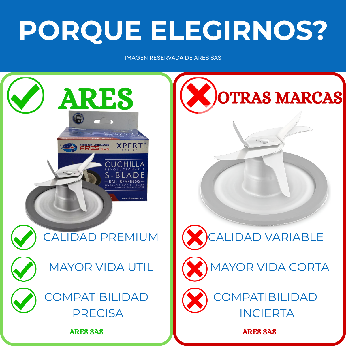 Cuchilla para licuadora Oster Xpert