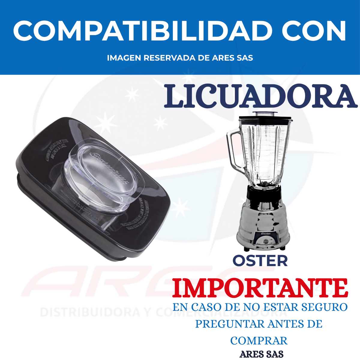 Tapa Para Licuadora oster
