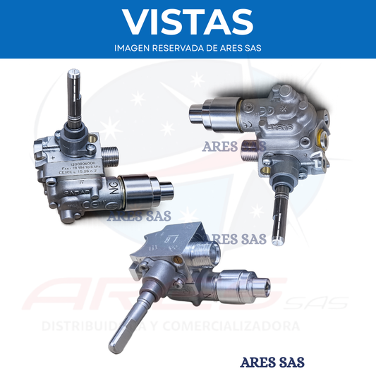 Valvula Para Estufa Challenger Aluminio SQ6765, SQ6767